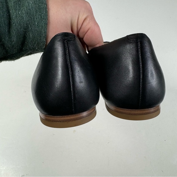 Cole Haan Black Flats with Gold Hardware Size 7.5 - Picture 5 of 7